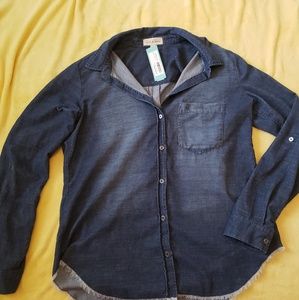 New Long sleeve button down shirt.